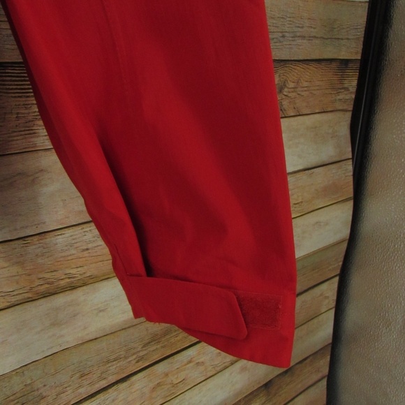 AnSAI Red Zipper Front Hooded Rain Jacket Kid's 12-14 - Picture 4 of 15